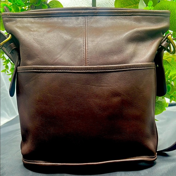 Coach Bleeker 4153 Leather Shoulder Bucket Bag Made in USA AUTHENTIC - Picture 1 of 12